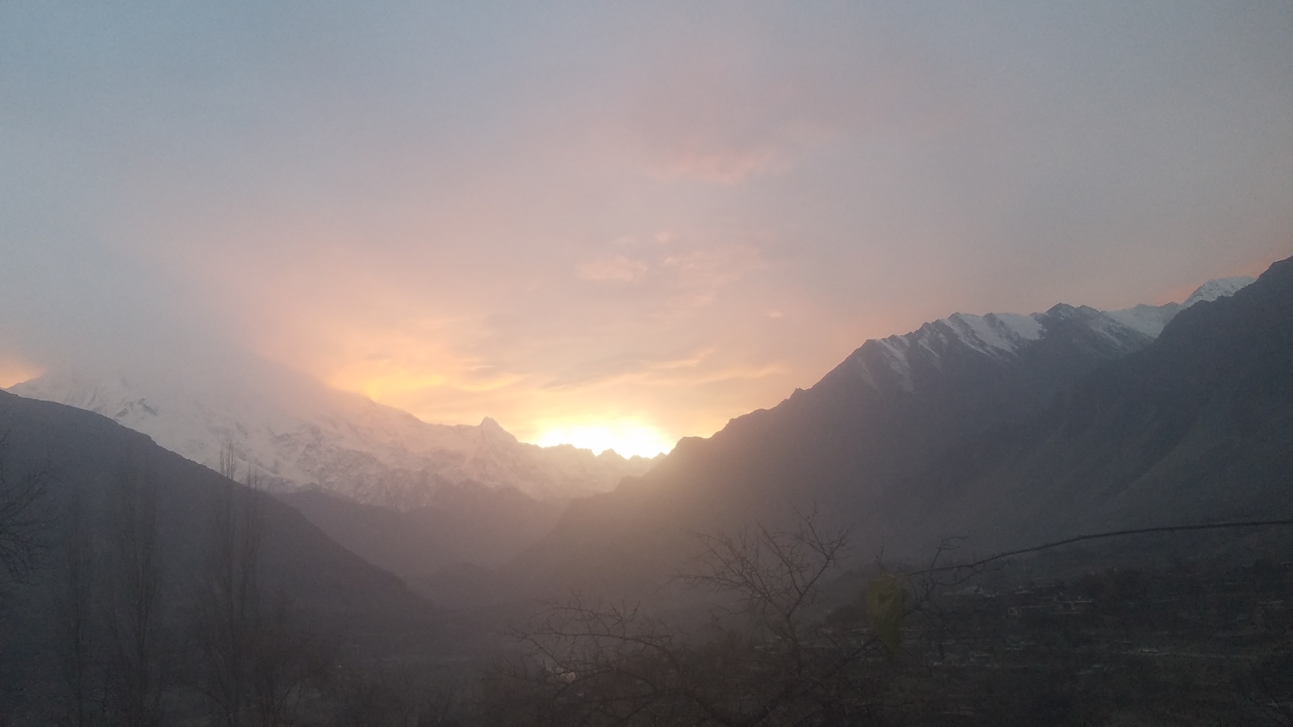 Evening shoot fro karim abad Hunza Towards Hachindar peak